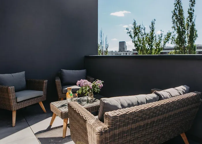 Apartman Mieszczanska 46 - Nowoczesny Z 2 Sypialniami - Taras, Parking, Centrum - - Fair Wrocław